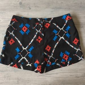 Urban Outfitters Silky Ikat Print Shorts